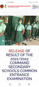 Command Secondary Schools Releases 2021/2022 Entrance Exams Results & Interview Date, CSS Website/Portal | www.dcss.sch.ng