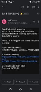 Check NYIF Date and Login Details for Online Training and Loan Disbursement